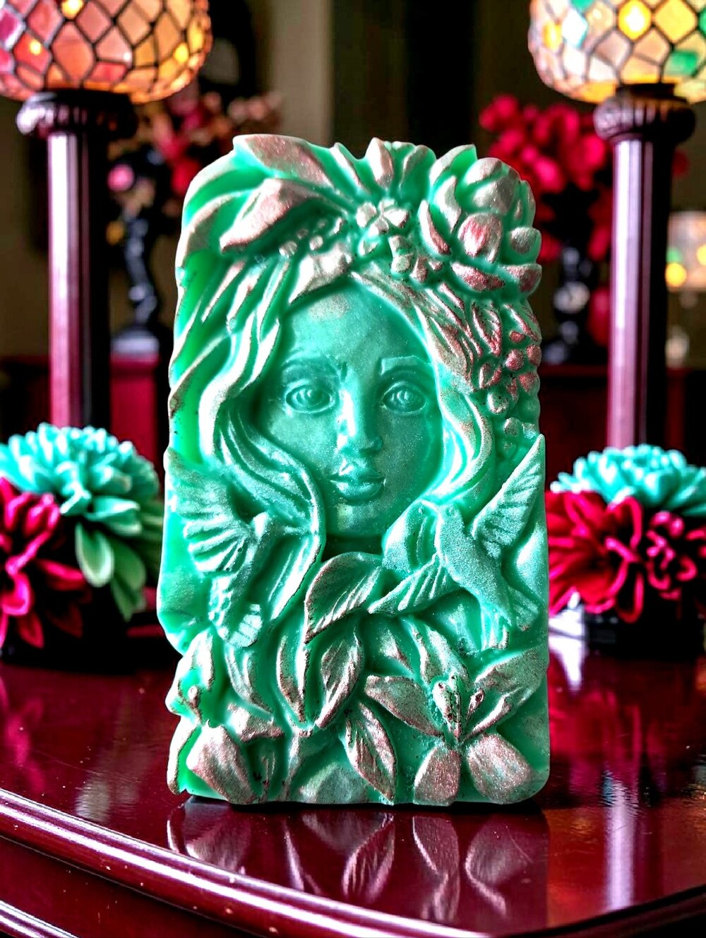 Hand crafted, Wicked Worthy, Green Goddess soap